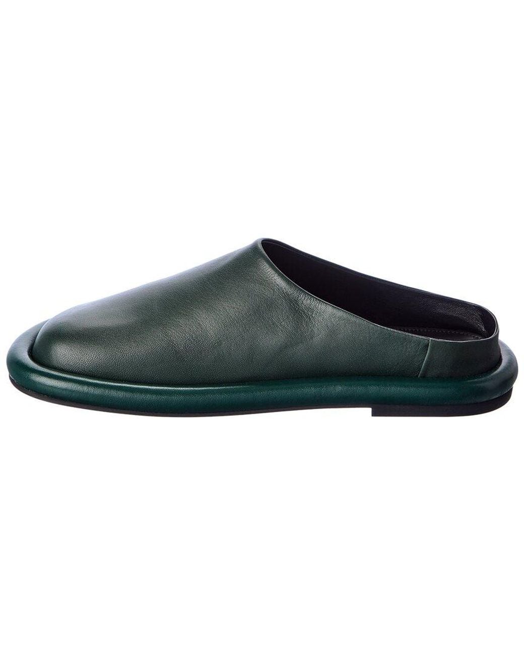J.W. Anderson Green Bumper Tube Leather Mule