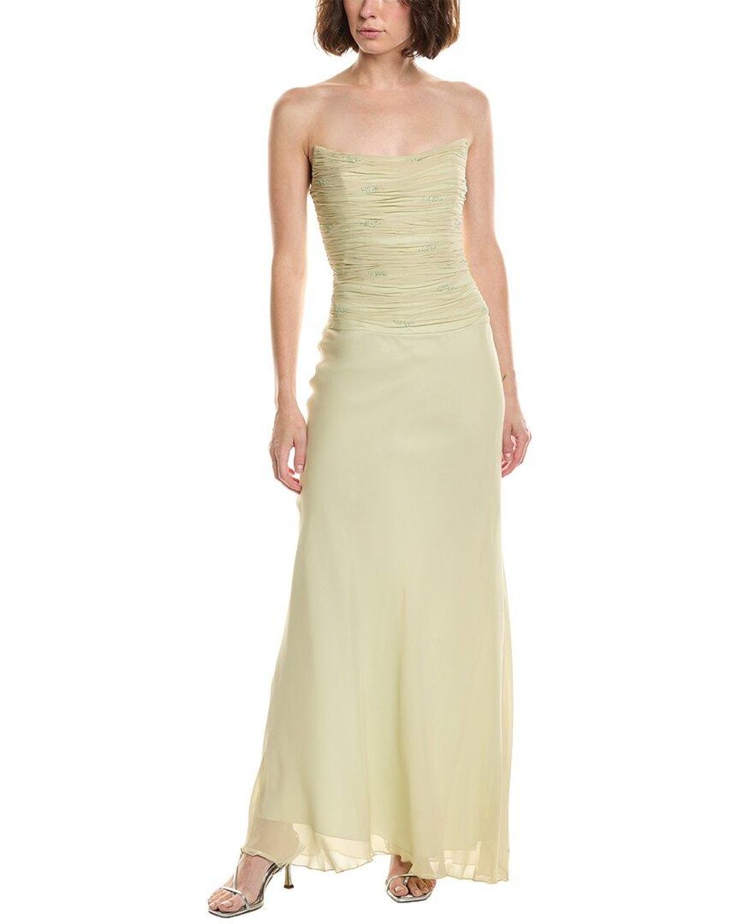 Issue New York Yellow Midi Dress