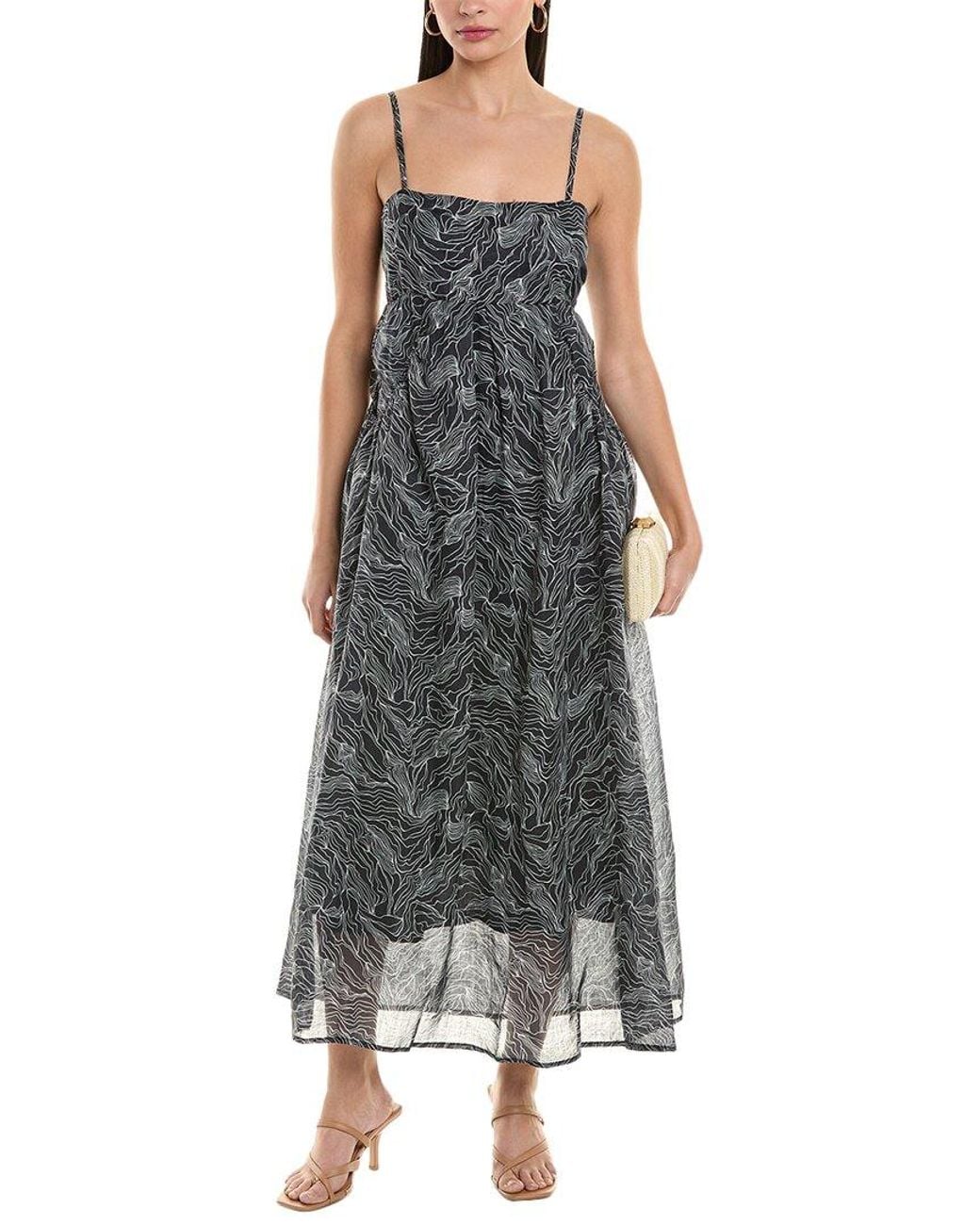 Alpha Studio Blue Maxi Dress
