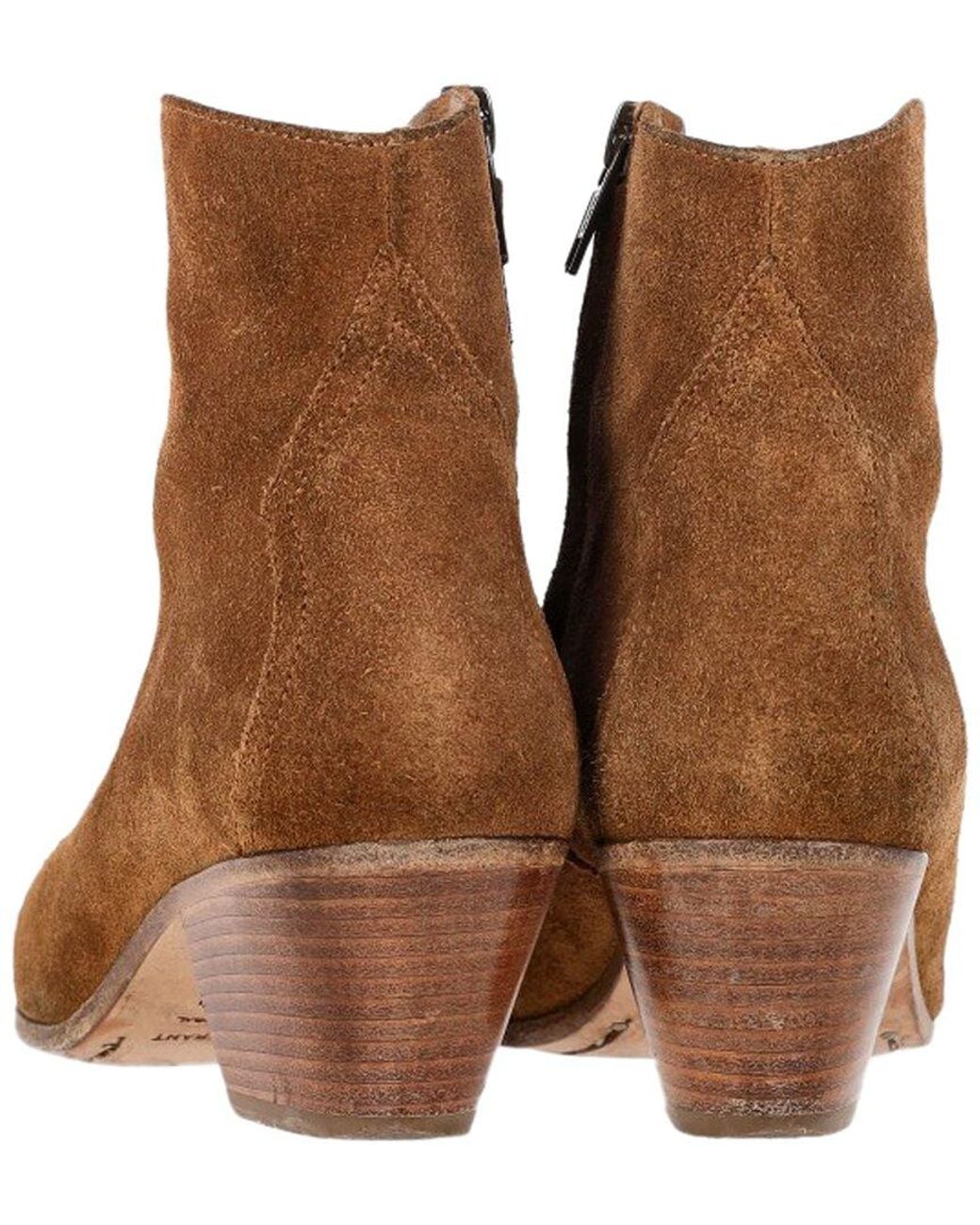 Isabel Marant Brown Suede Dacken Bootie (Authentic Pre-Loved)