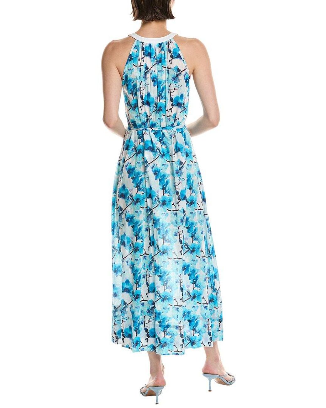 Ro's Garden Blue Teodolina Maxi Dress