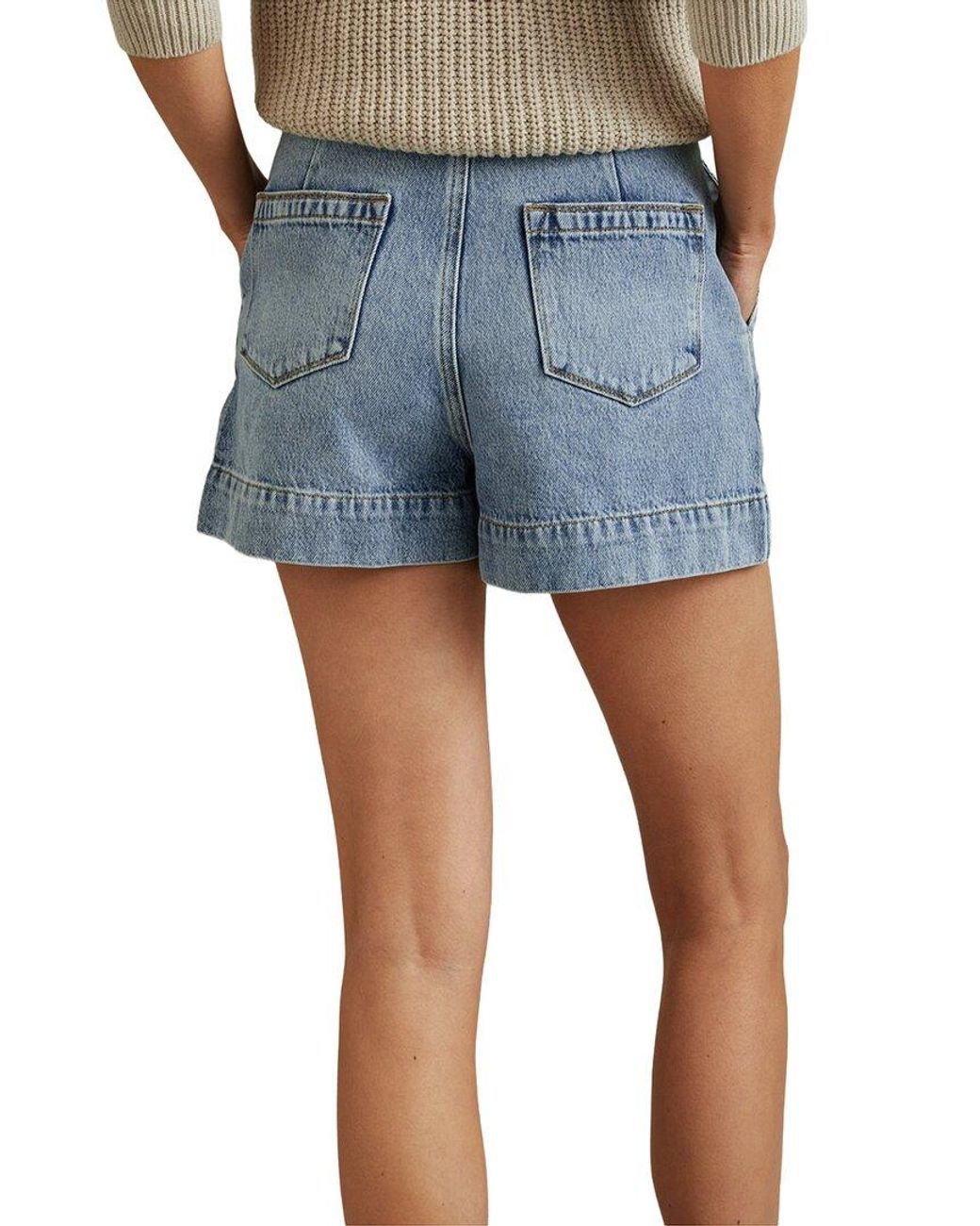 Reiss Blue Olivia Denim Short