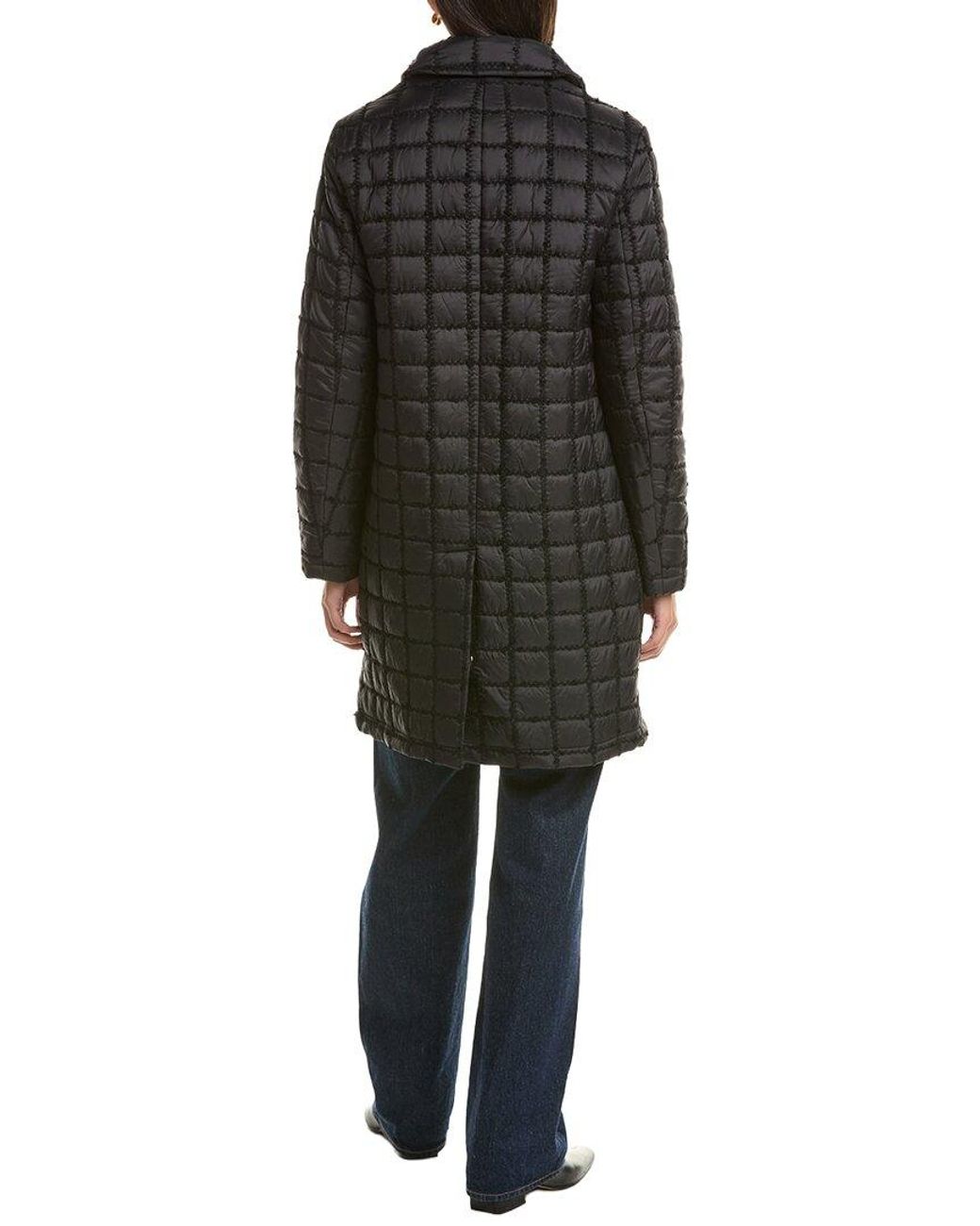 Cece Black Boulce Quilted Coat