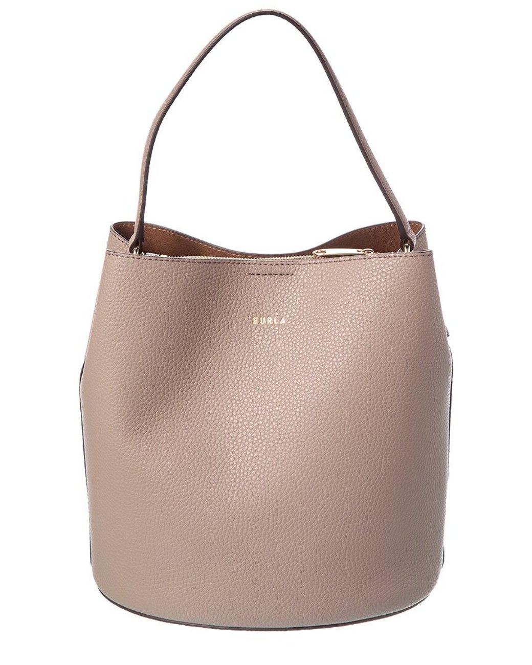 Furla Danae Small Leather Bucket Bag | Lyst