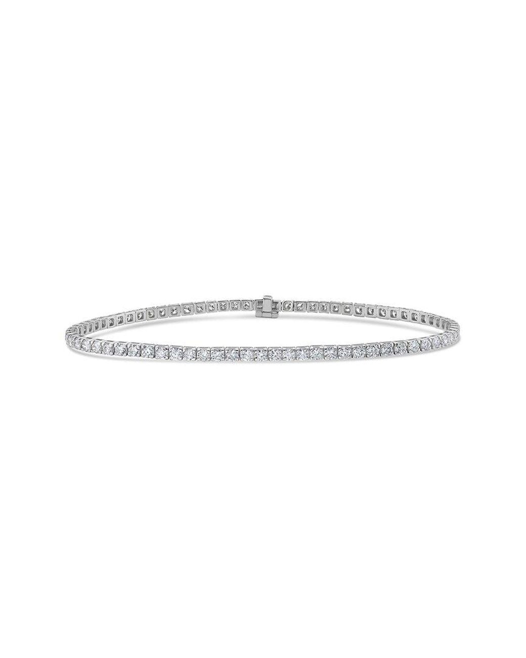 Diana M White Diana M. 14K 3.00 Ct. Tw. Lab-Grown Diamond Tennis Bracele