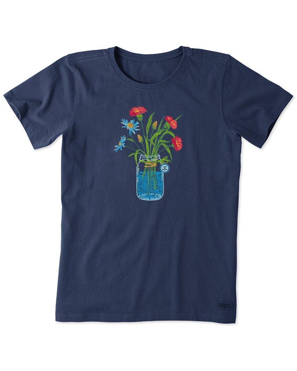 Life Is Good. Blue Crusher T-Shirt