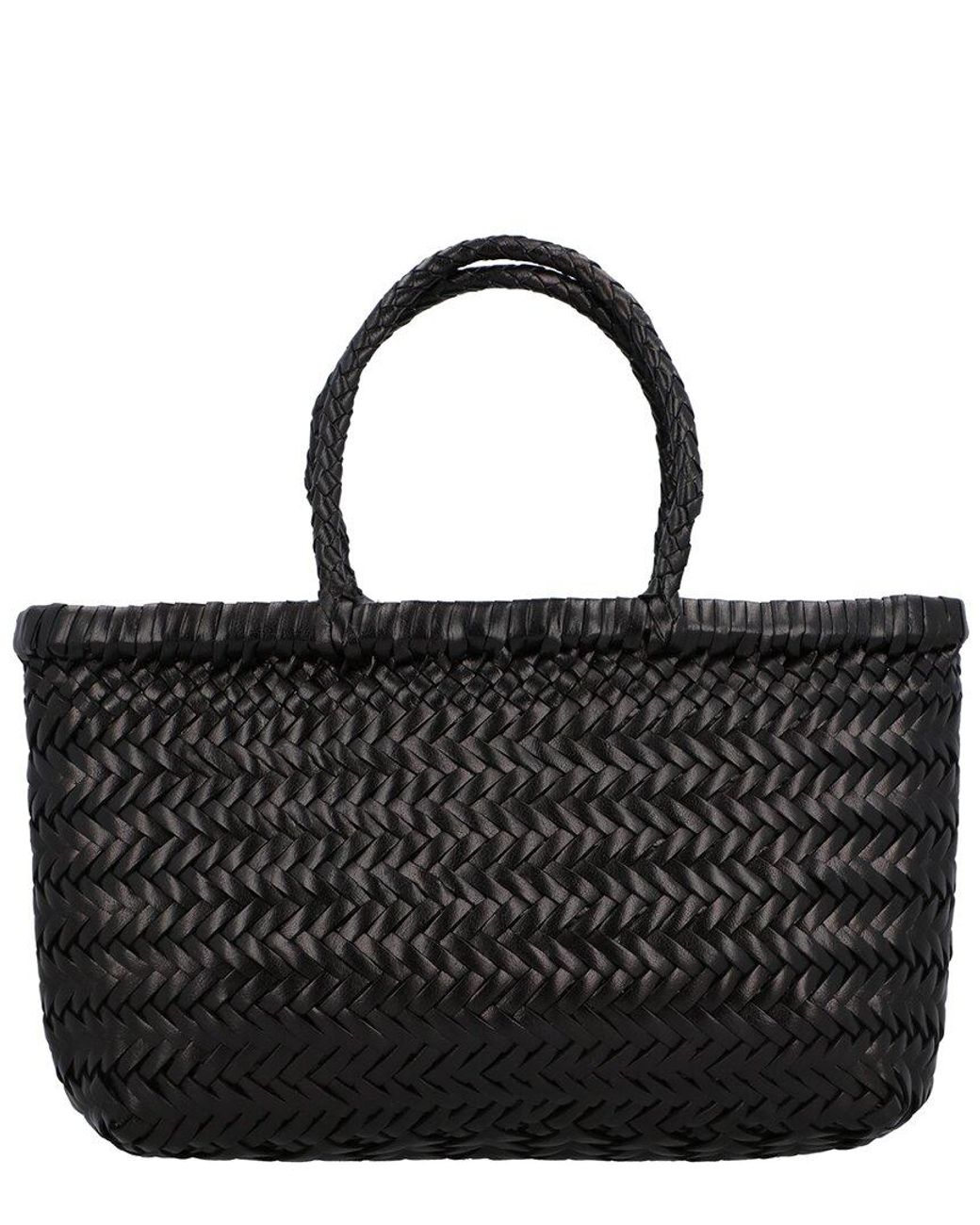 Dragon Diffusion Mini Flat Gora Leather Shoulder Bag in Black | Lyst UK