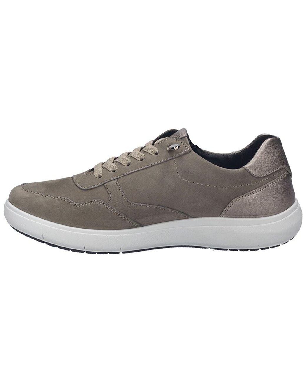Josef Seibel Gray Megan 09 Leather Sneaker