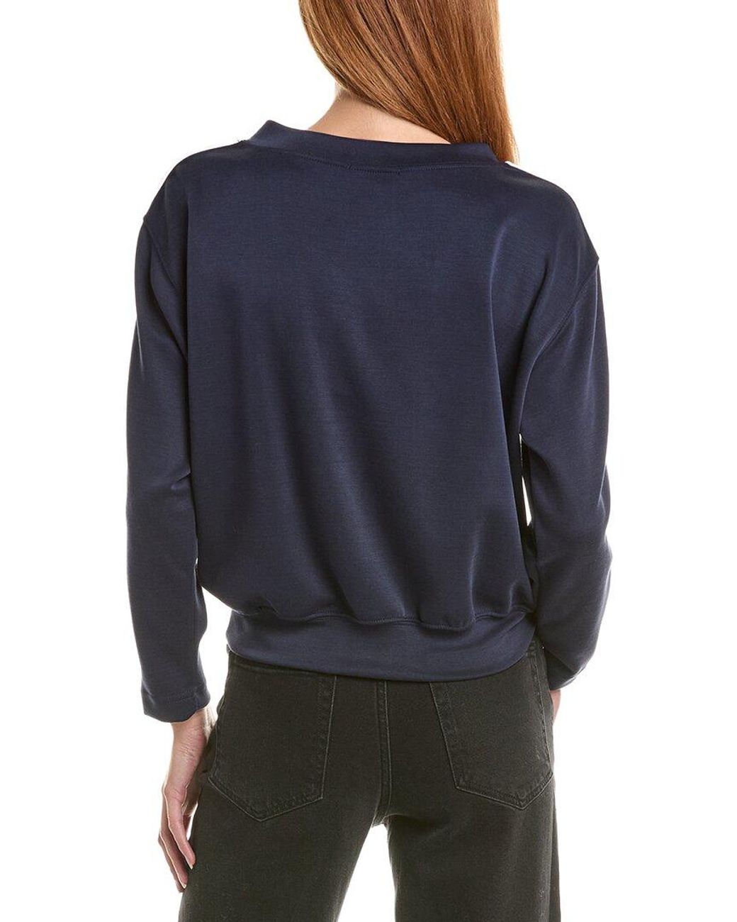 Ariella Blue Scuba Sweatshirt