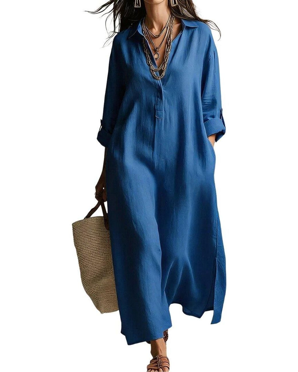 Olivia Taylor Blue Maxi Dress