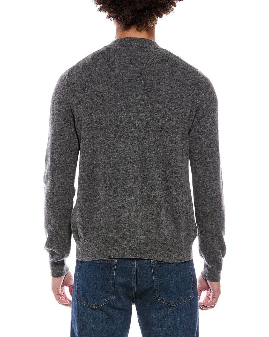 COMME DES GARÇONS PLAY Gray Heart Sleeve Cardigan for men
