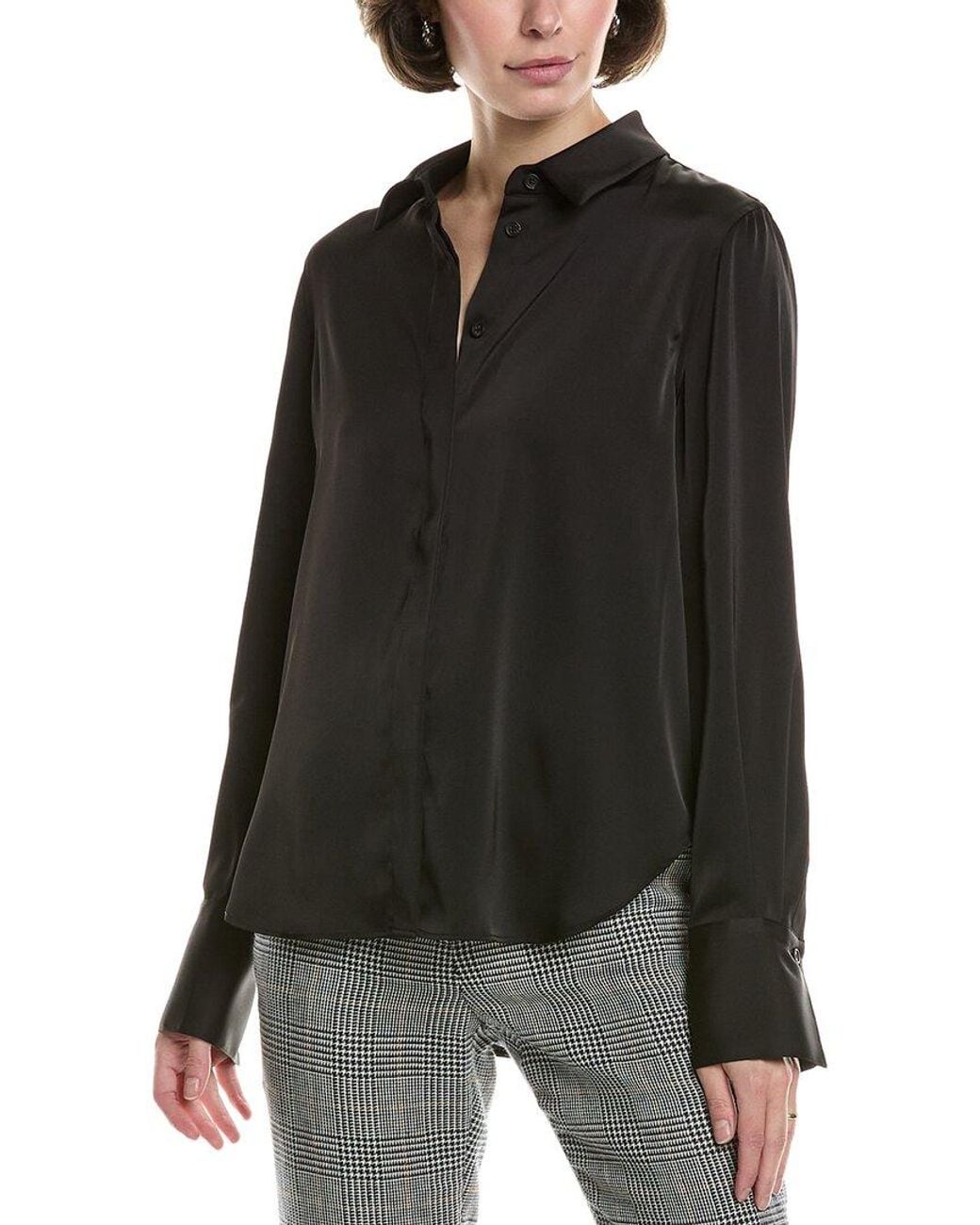 Rag & Bone Black Darla Top