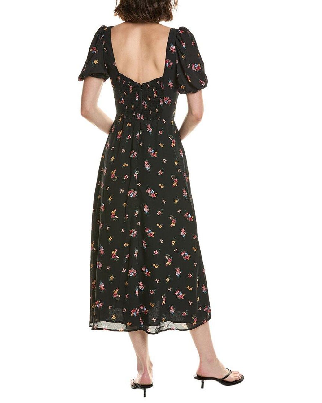 Bardot Black Gillian Midi Dress