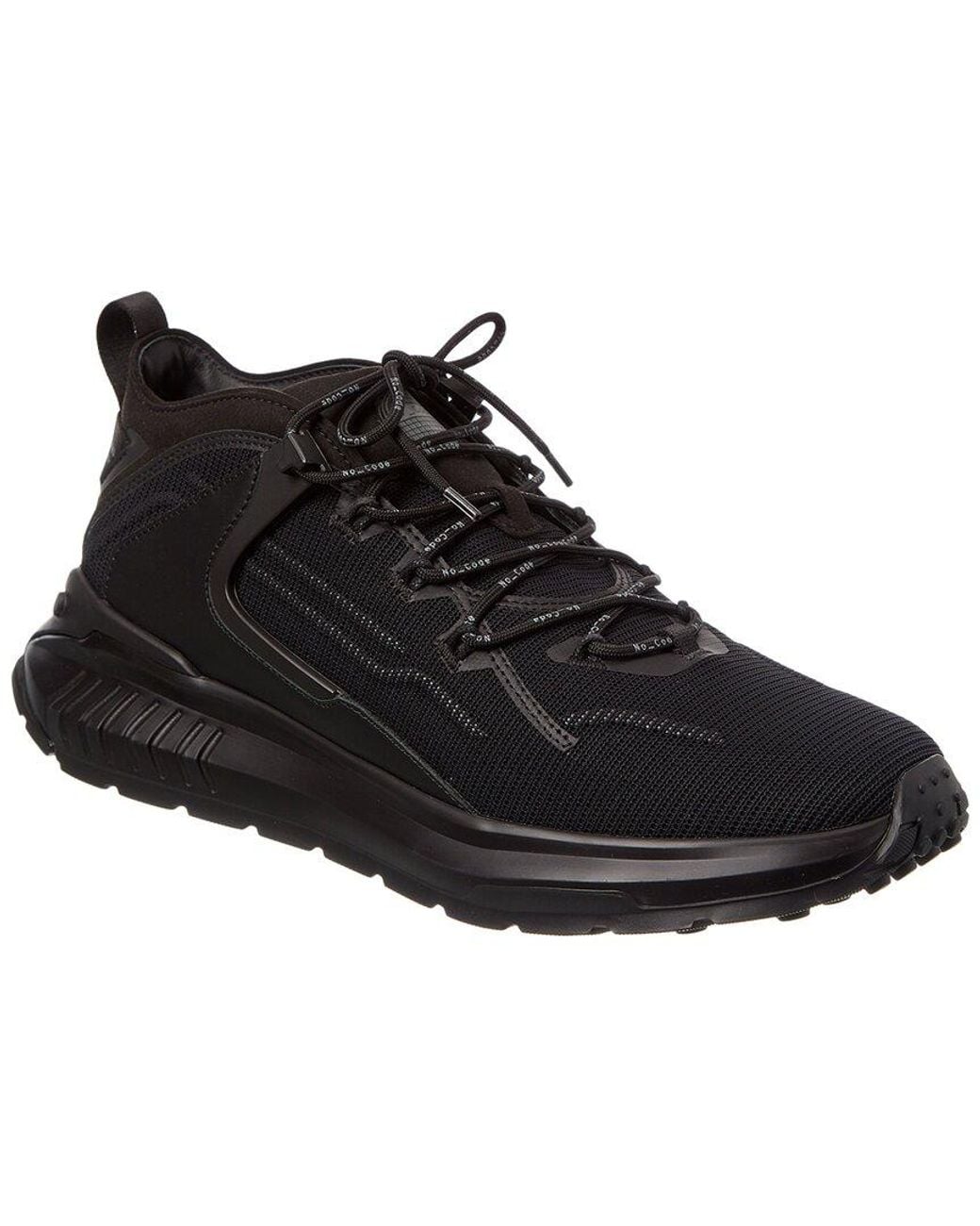 Tod's Allacciata Running No_Code Sneaker in Black for Men | Lyst