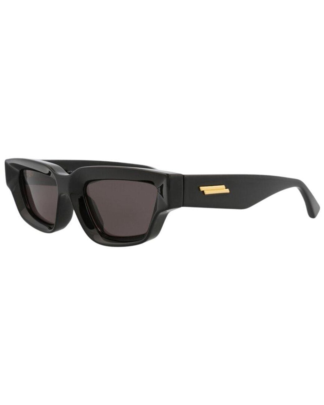 Bottega Veneta Black Bv1250S 53Mm Sunglasses
