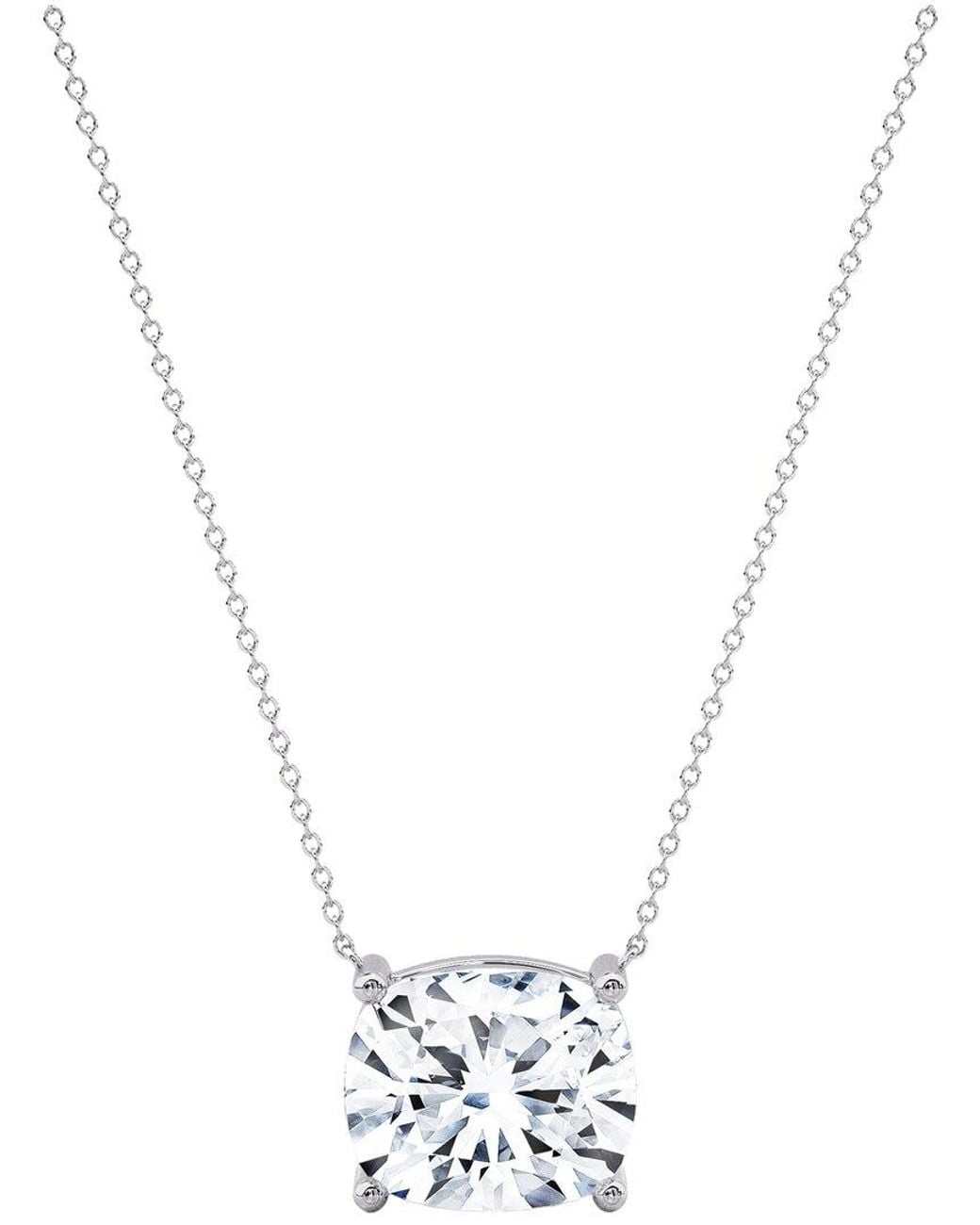Lab Grown Diamonds Metallic 14K 4.00 Ct. Tw. Lab-Grown Diamond Necklace