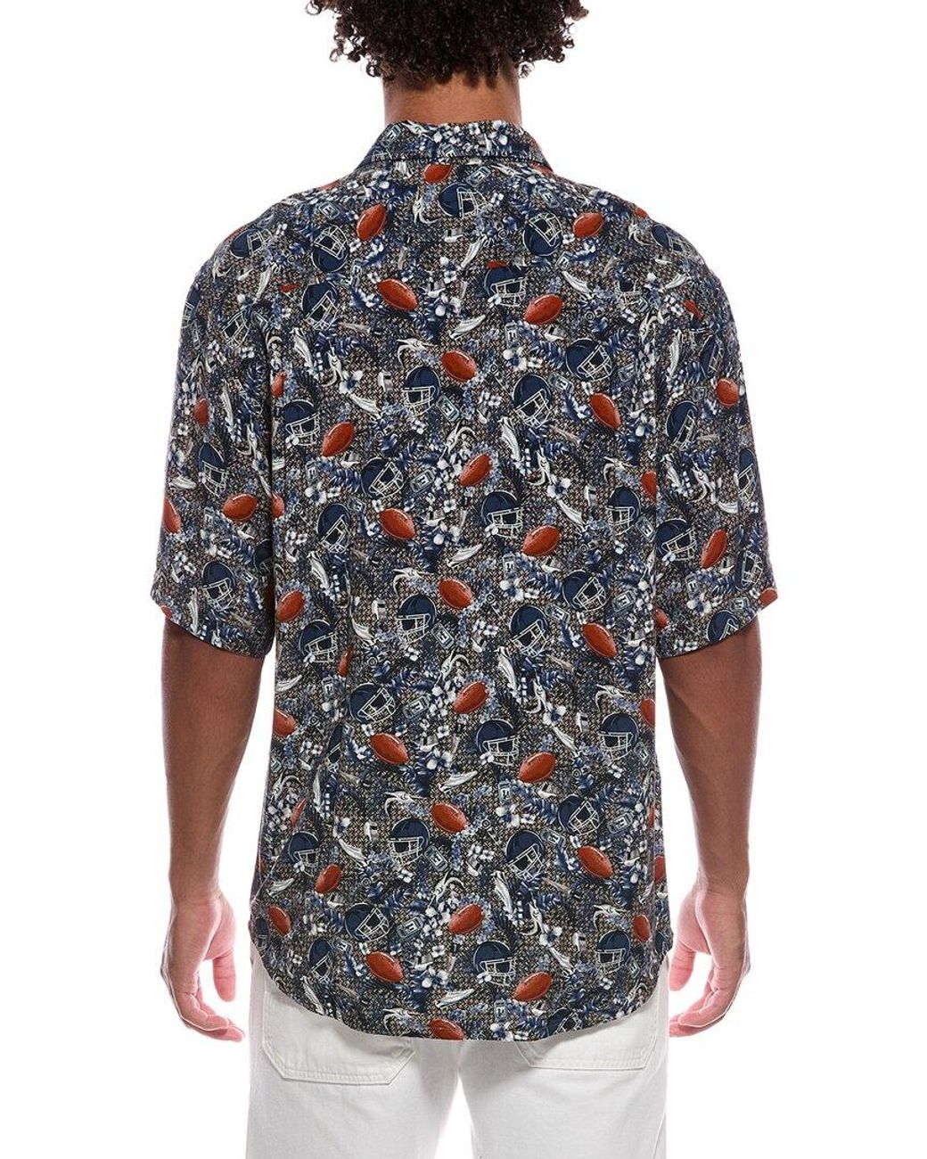 Tommy Bahama Blue Veracruz Cay Turf Toss-Up Shirt for men