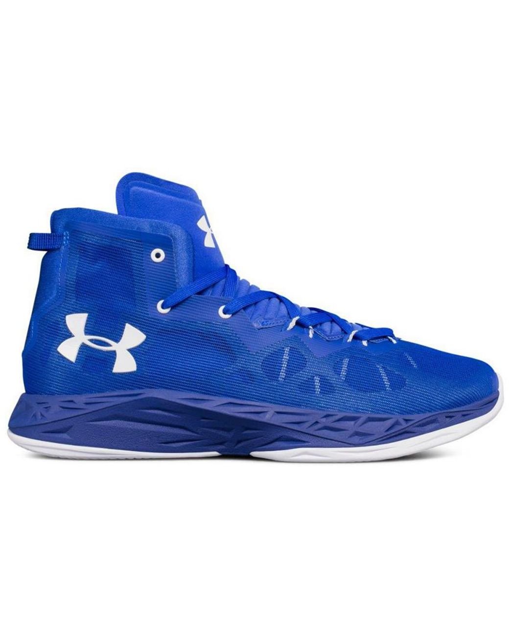 royal blue under armour basketball shoes