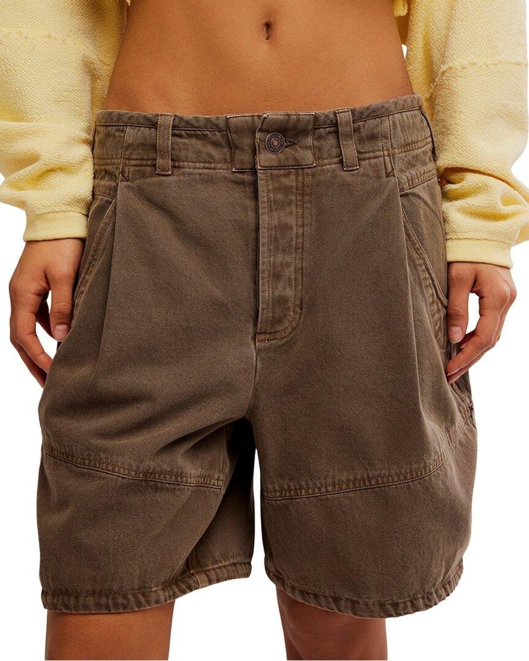 Free People Brown Wild Rebel Short