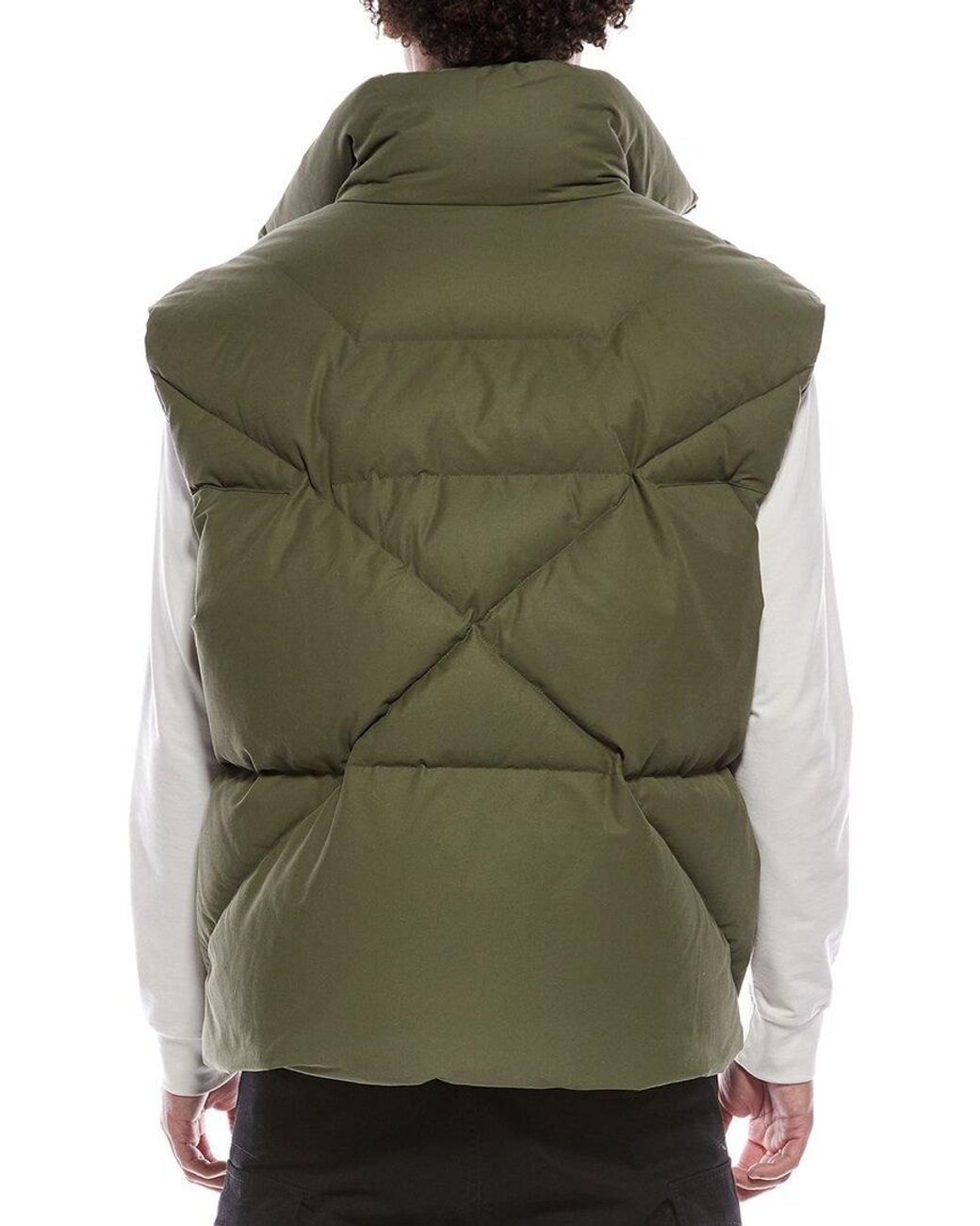 Khrisjoy Green Oversized Puffer Vest for men