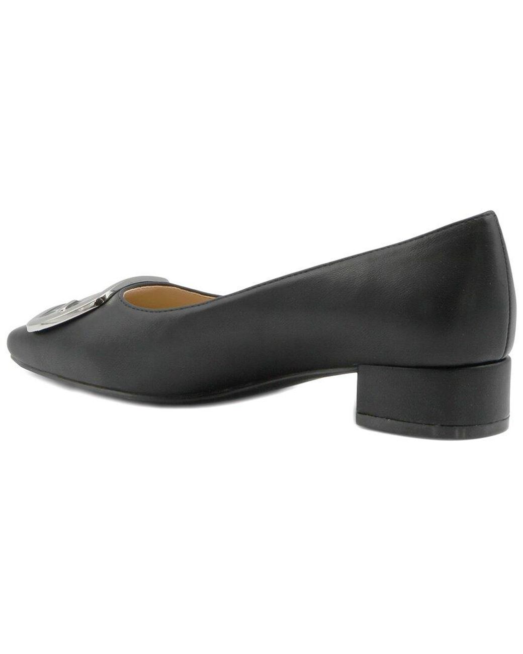 Adrienne Vittadini Black Vic Pump