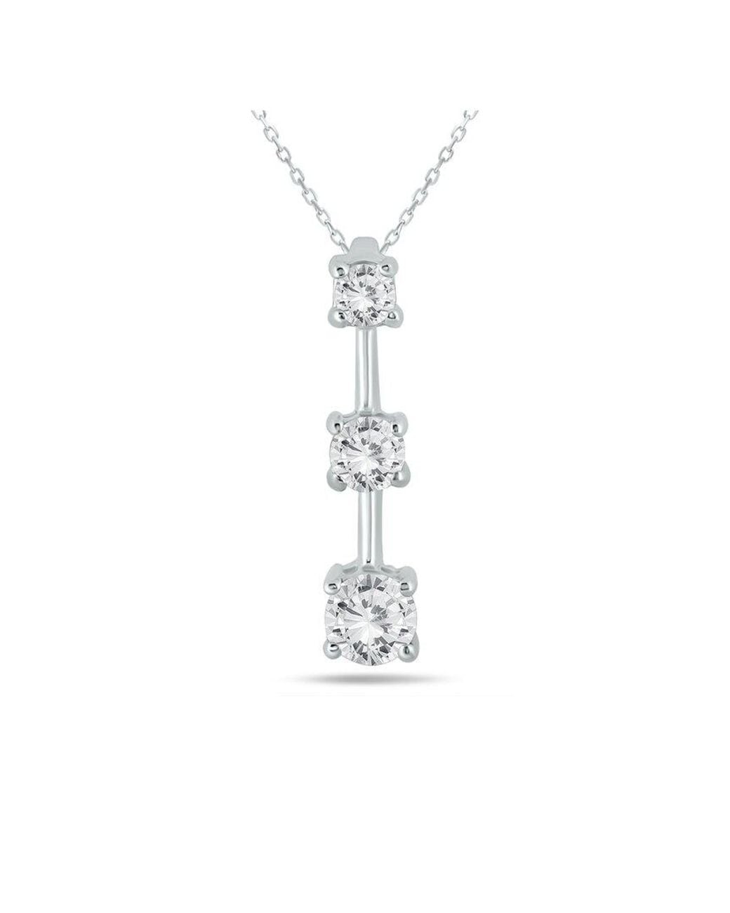 Diamond Select Cuts White 14K 0.96 Ct. Tw. Diamond Necklace