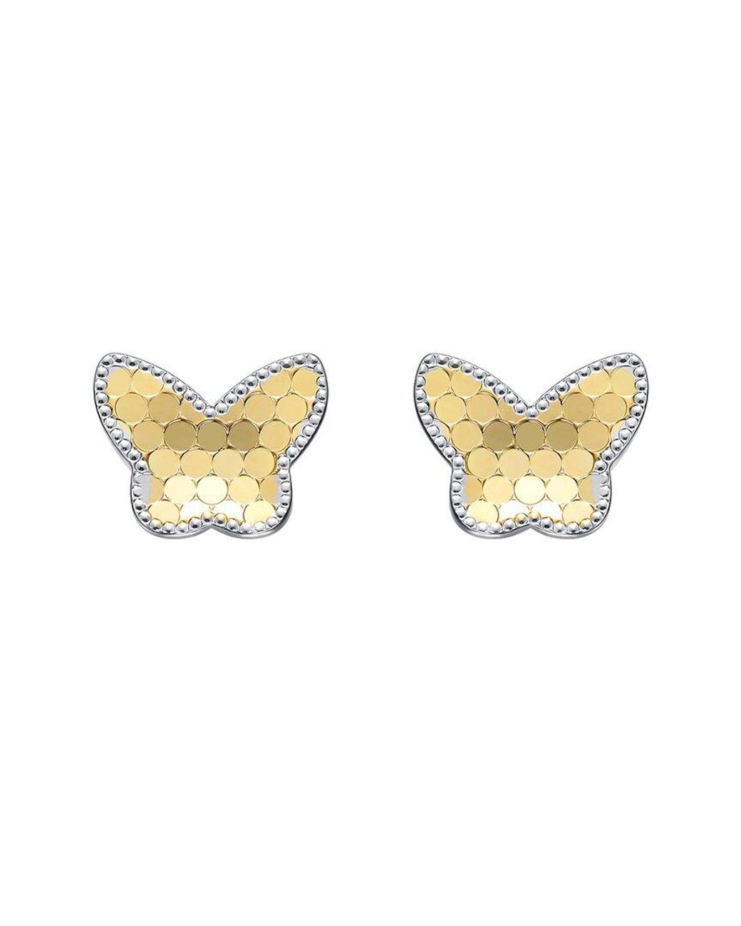 Rachel Glauber Metallic Cz Earrings