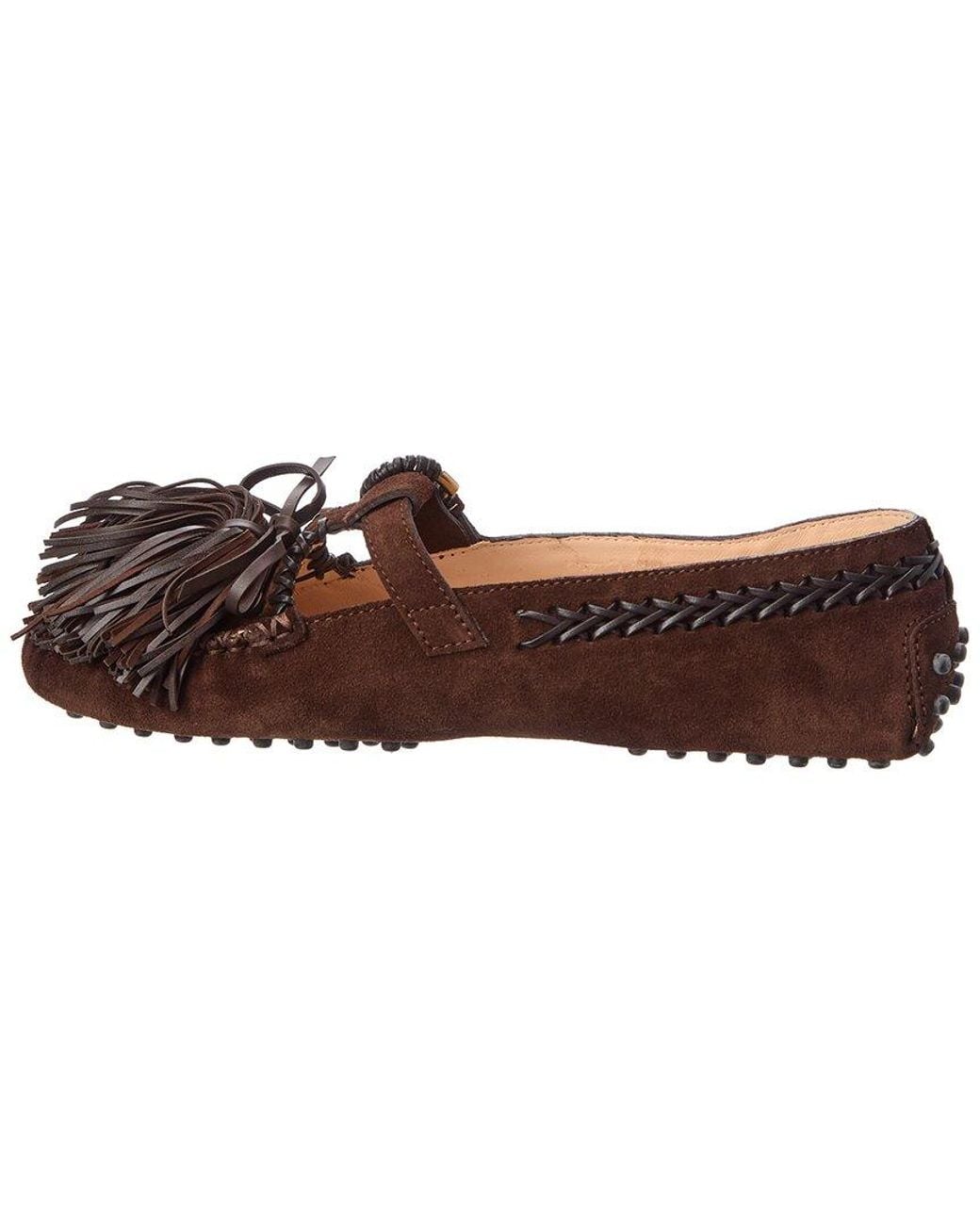 Tod's Brown Suede Loafer