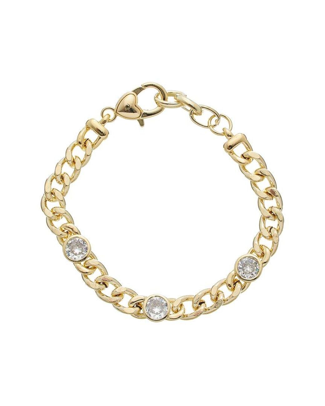 Juvell Metallic 18K Plated Topaz Bracelet