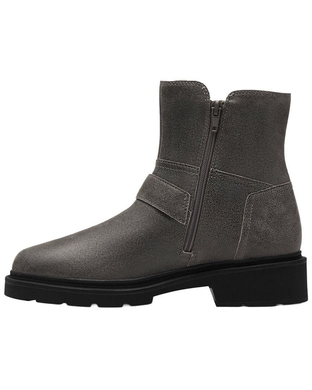 Clarks Black Collection Dark Grey Lea Boot