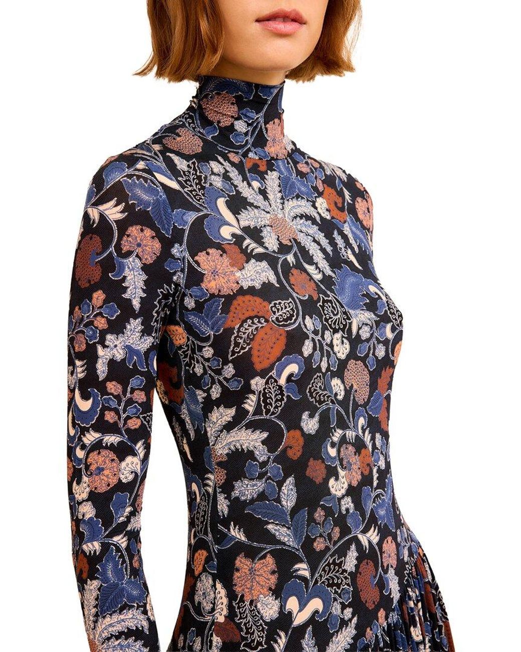 Ulla Johnson Multicolor Fernanda Turtleneck Dress