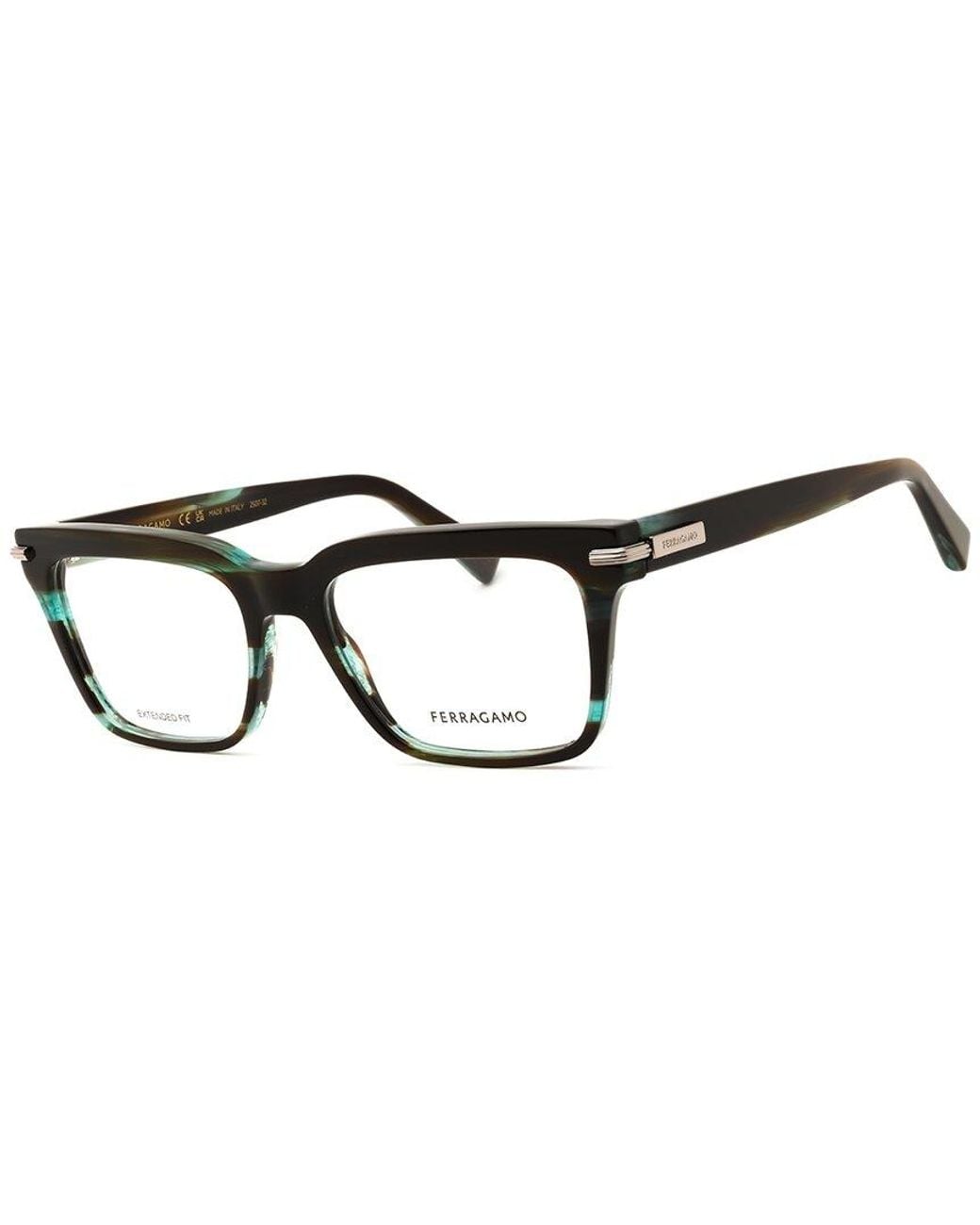Ferragamo Black 55Mm Optical Frames