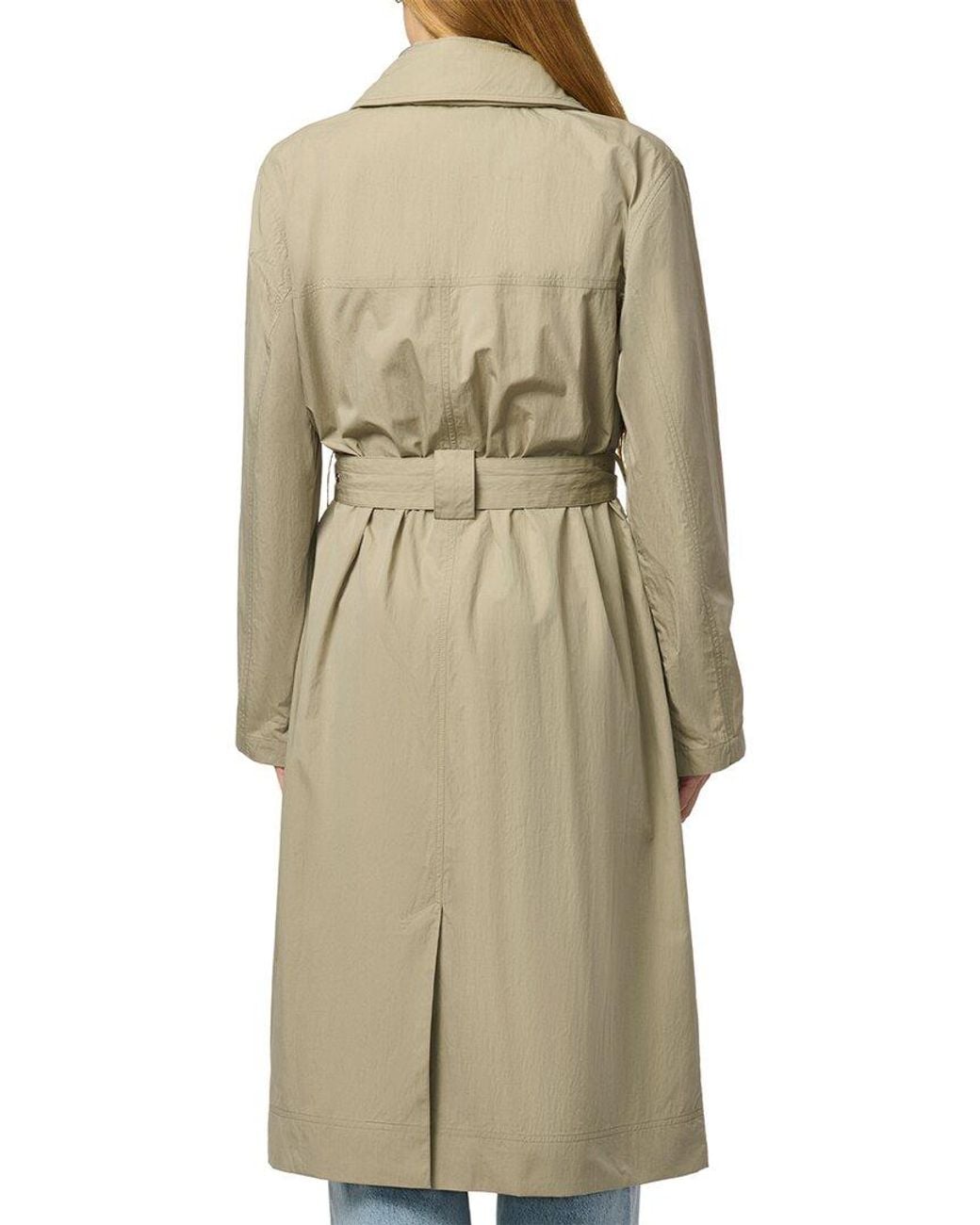 Bernardo Natural Paperweight Long Raincoat