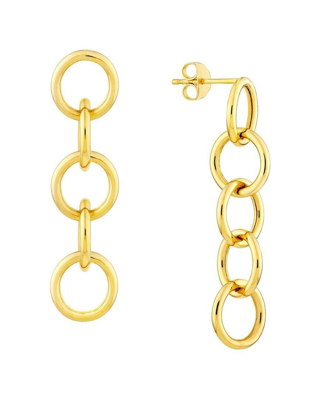 HAWLEY ST Metallic 14K Earrings