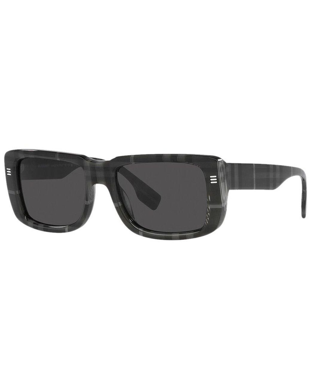 Burberry Be4376u 55mm Sunglasses in Black for Men Lyst