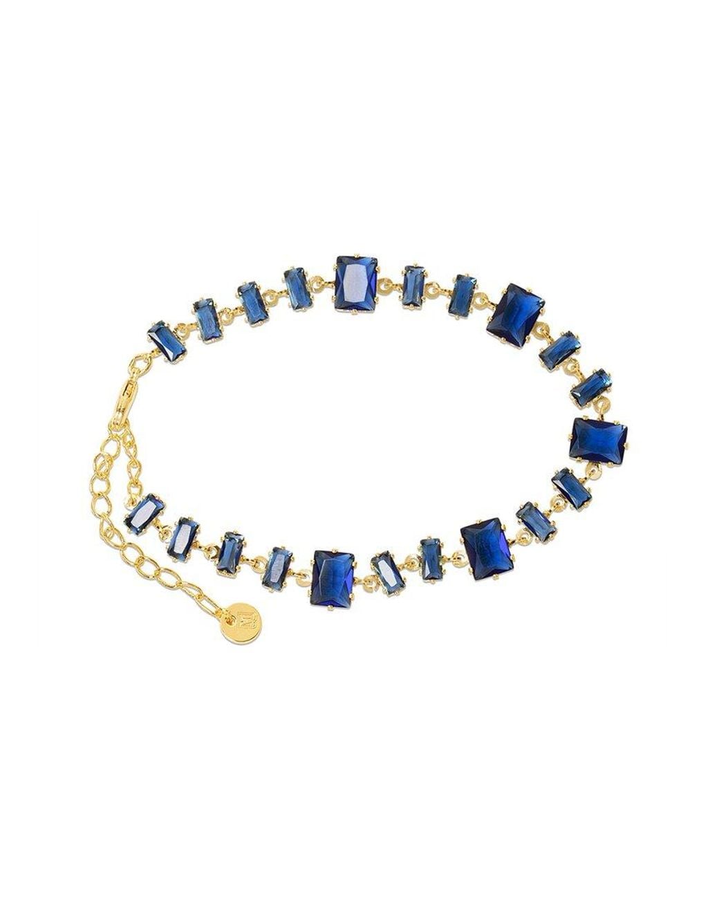 Bruno Magli Blue Plated Bracelet