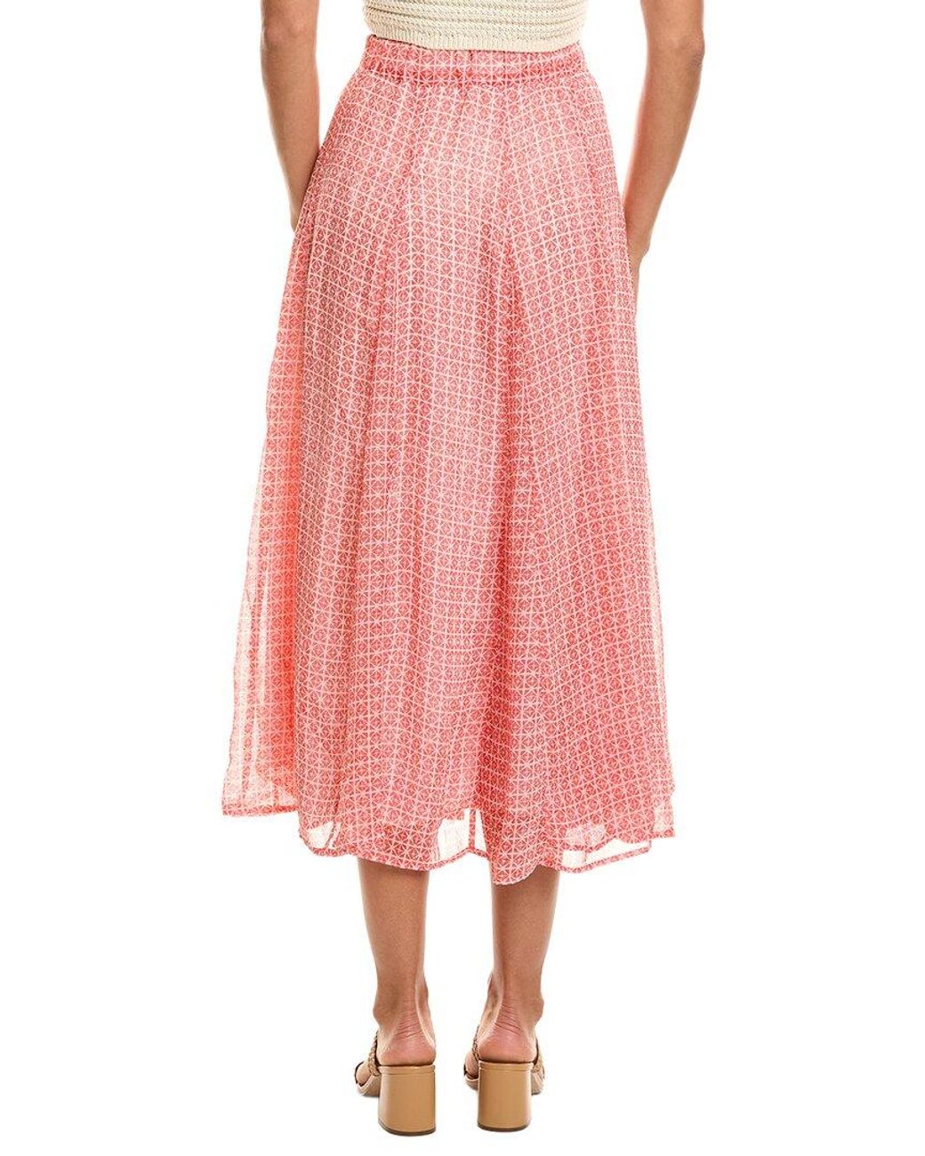 Vince Camuto Pink Maxi Skirt