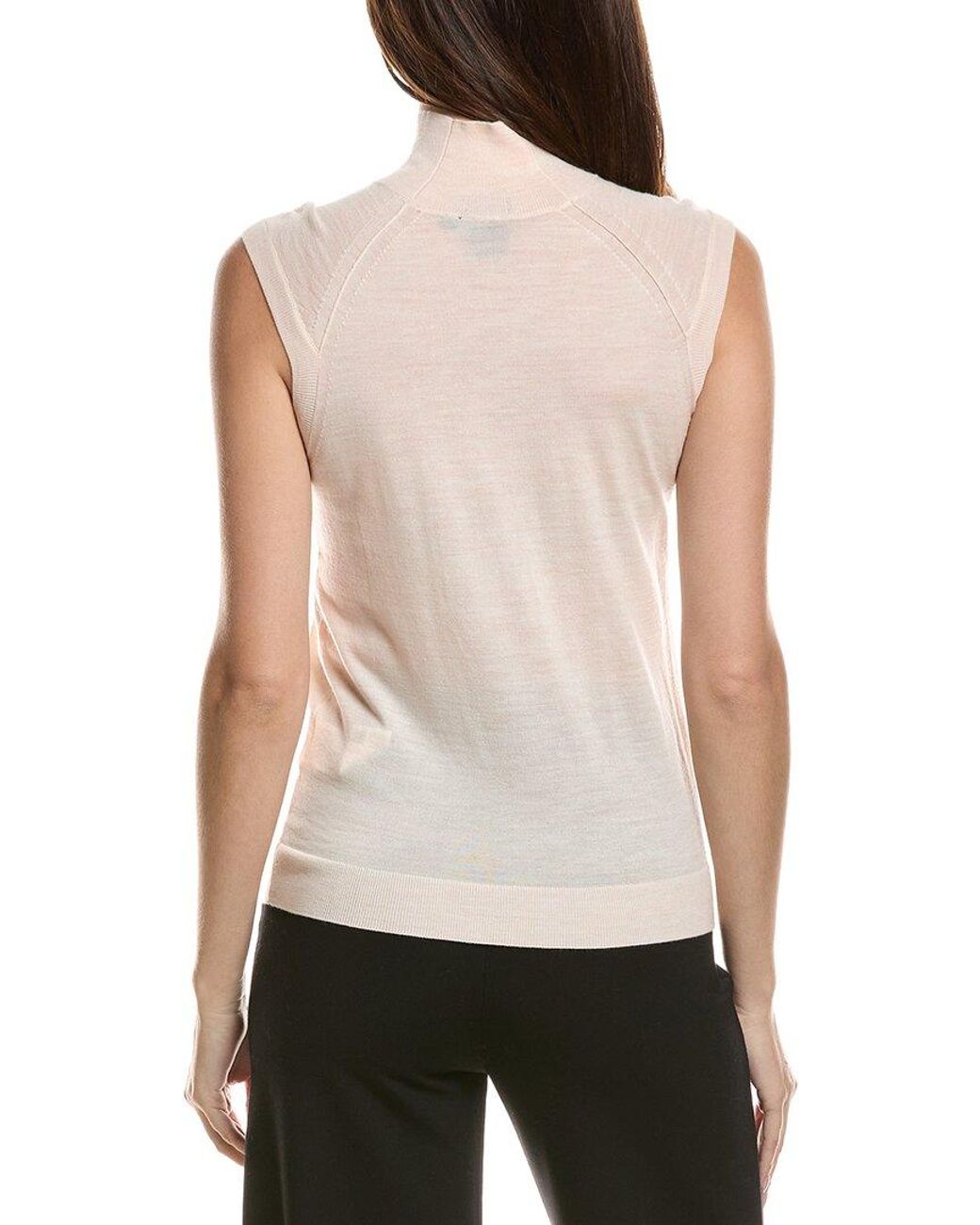 Boss White Fipini Wool Top