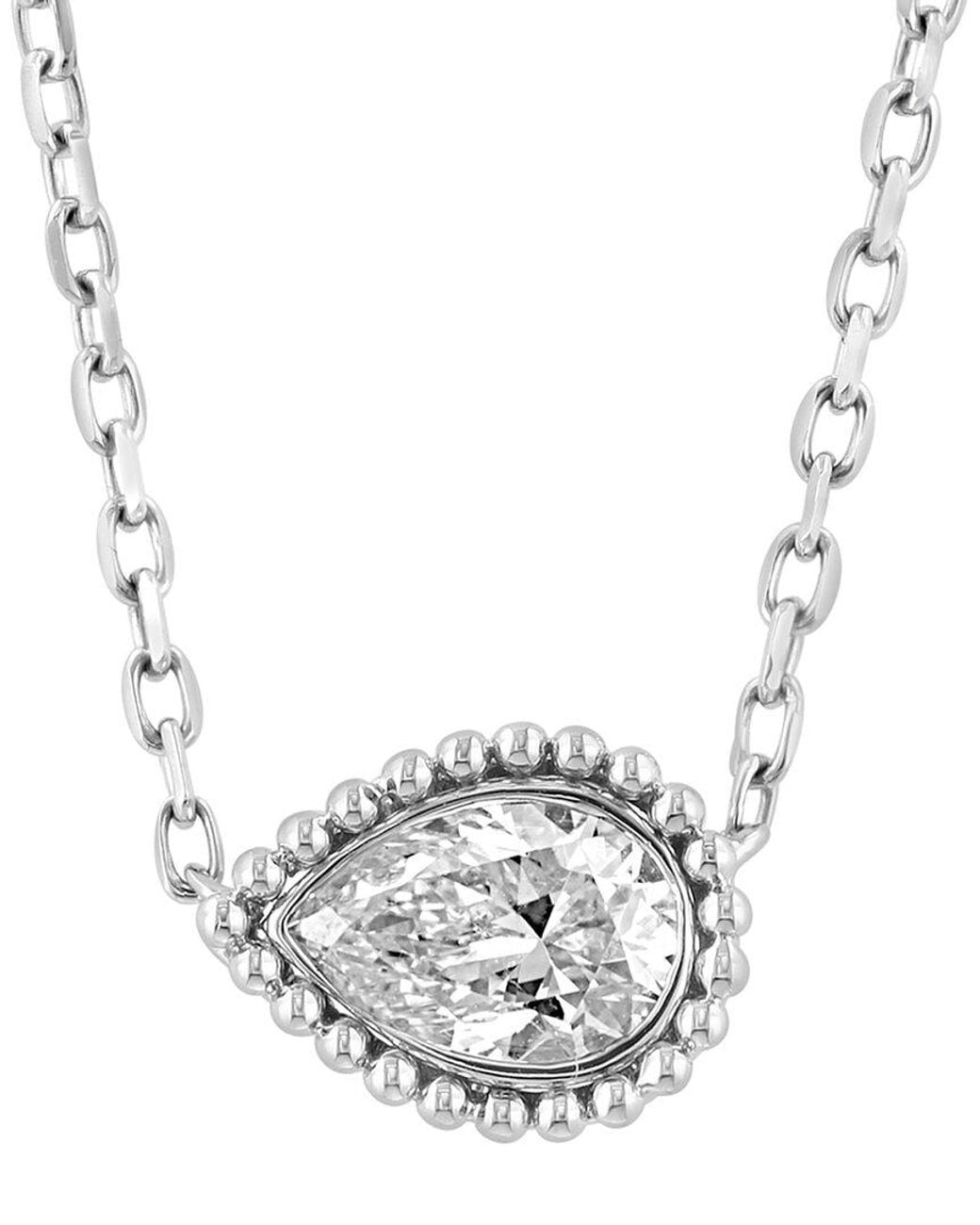 Effy Fine Jewelry Metallic 14K 0.35 Ct. Tw. Diamond Necklace