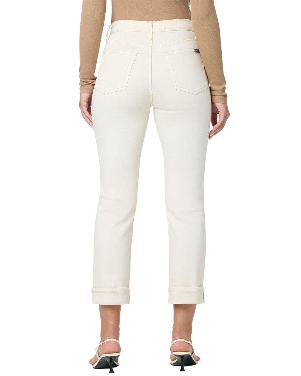Joe's Jeans White Og Ankle Ecru Straight Leg Jean