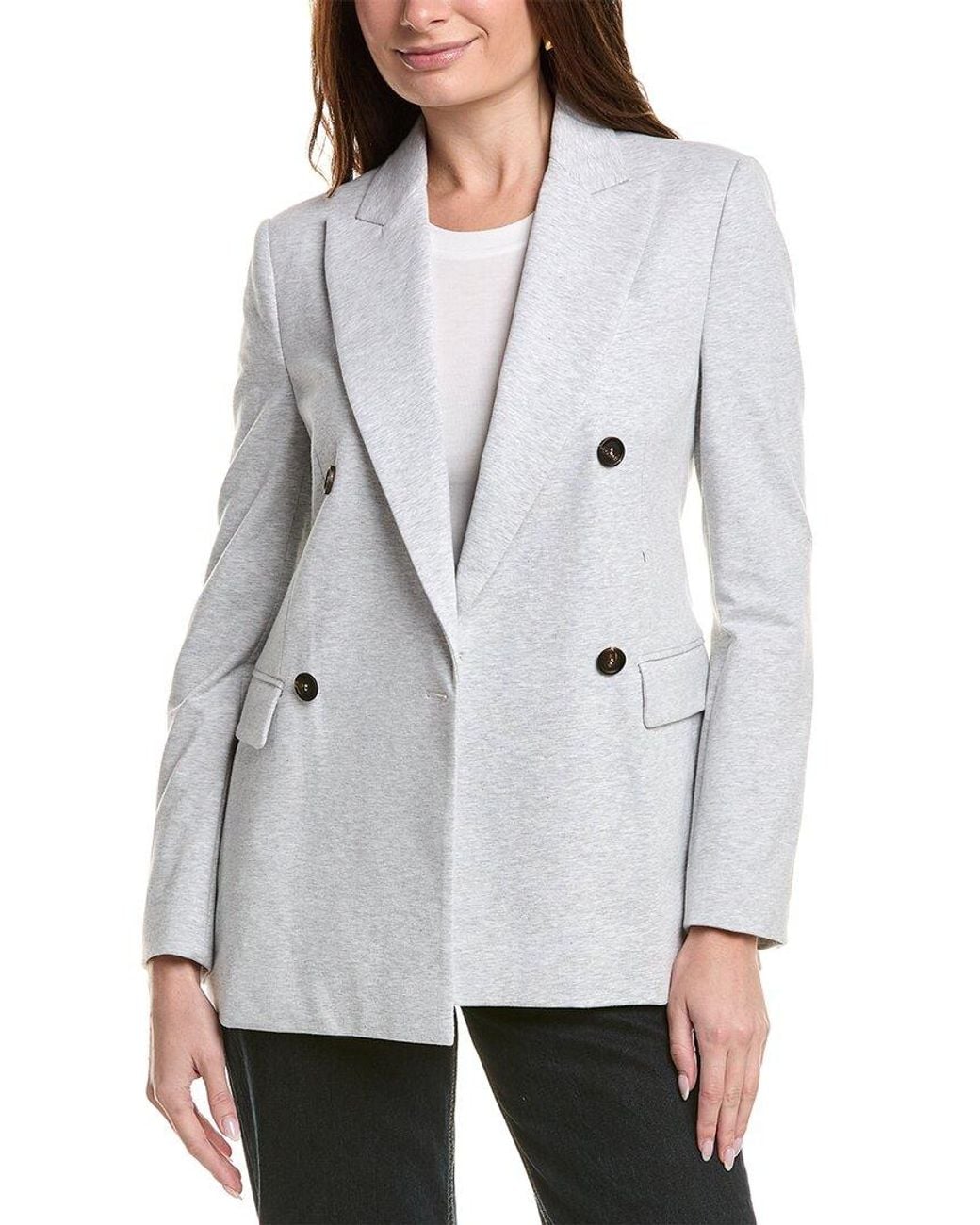 Brunello Cucinelli Gray Blazer