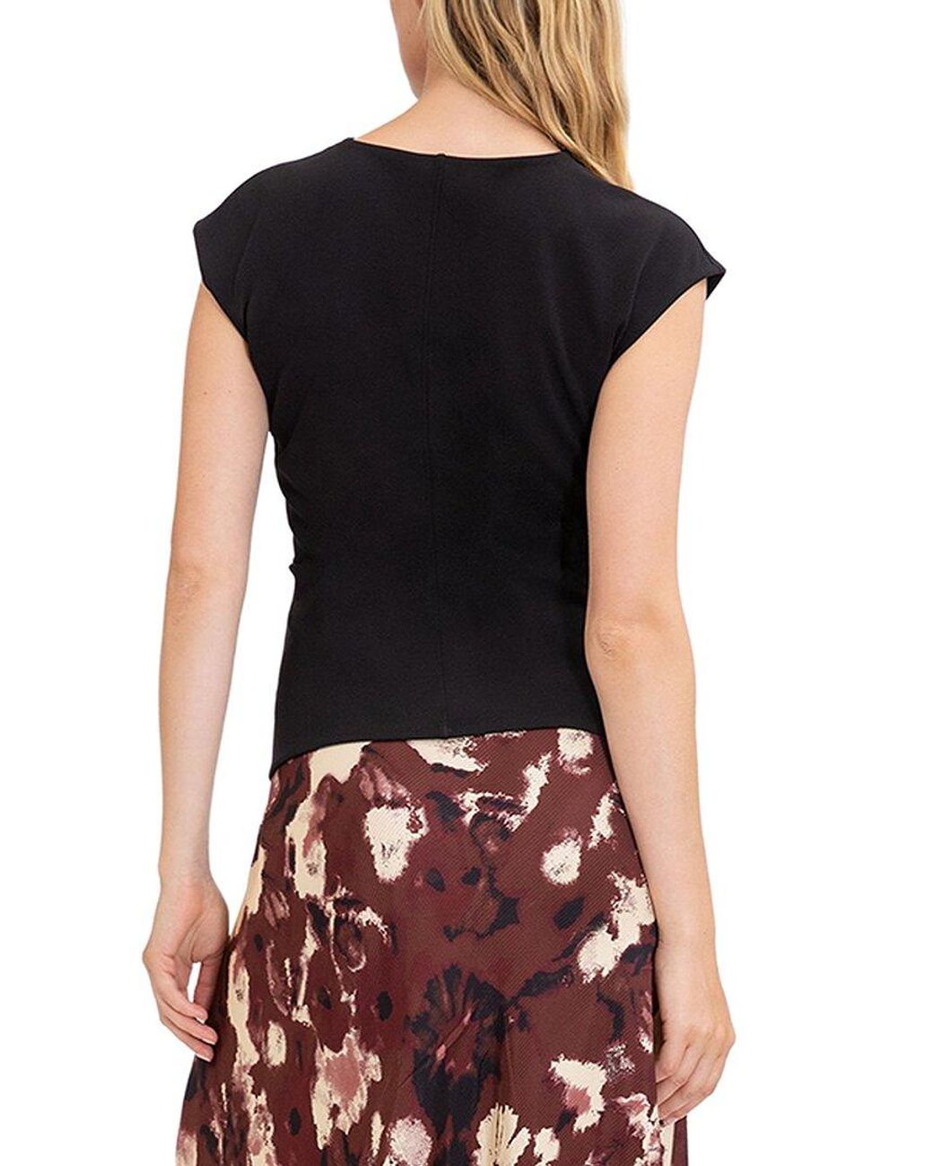 Tanya Taylor Black Alyssa Top