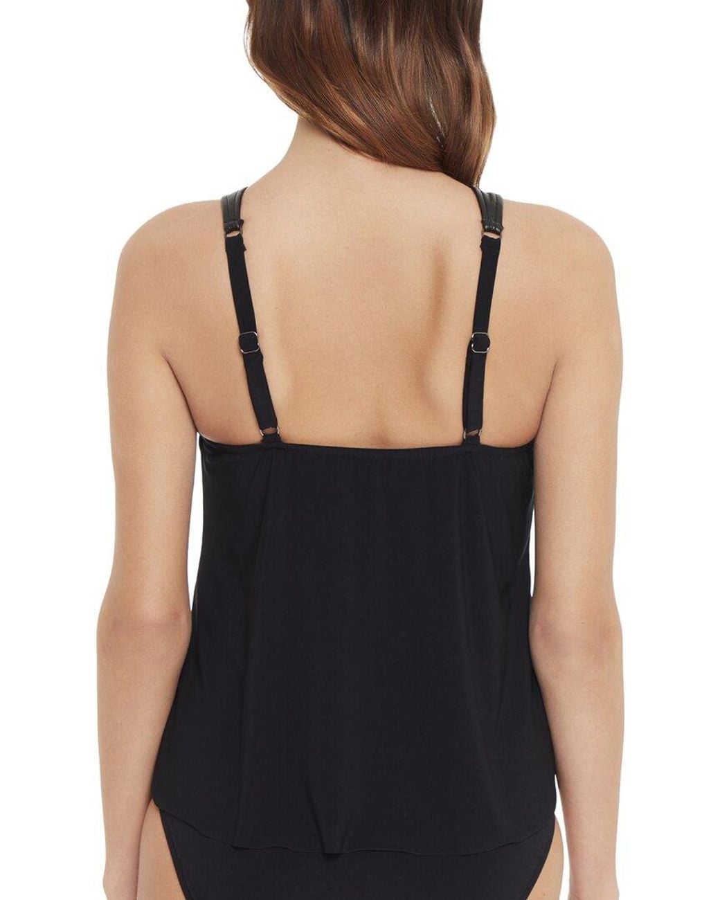 Magicsuitr Black Moto Chic Rachel Tankini