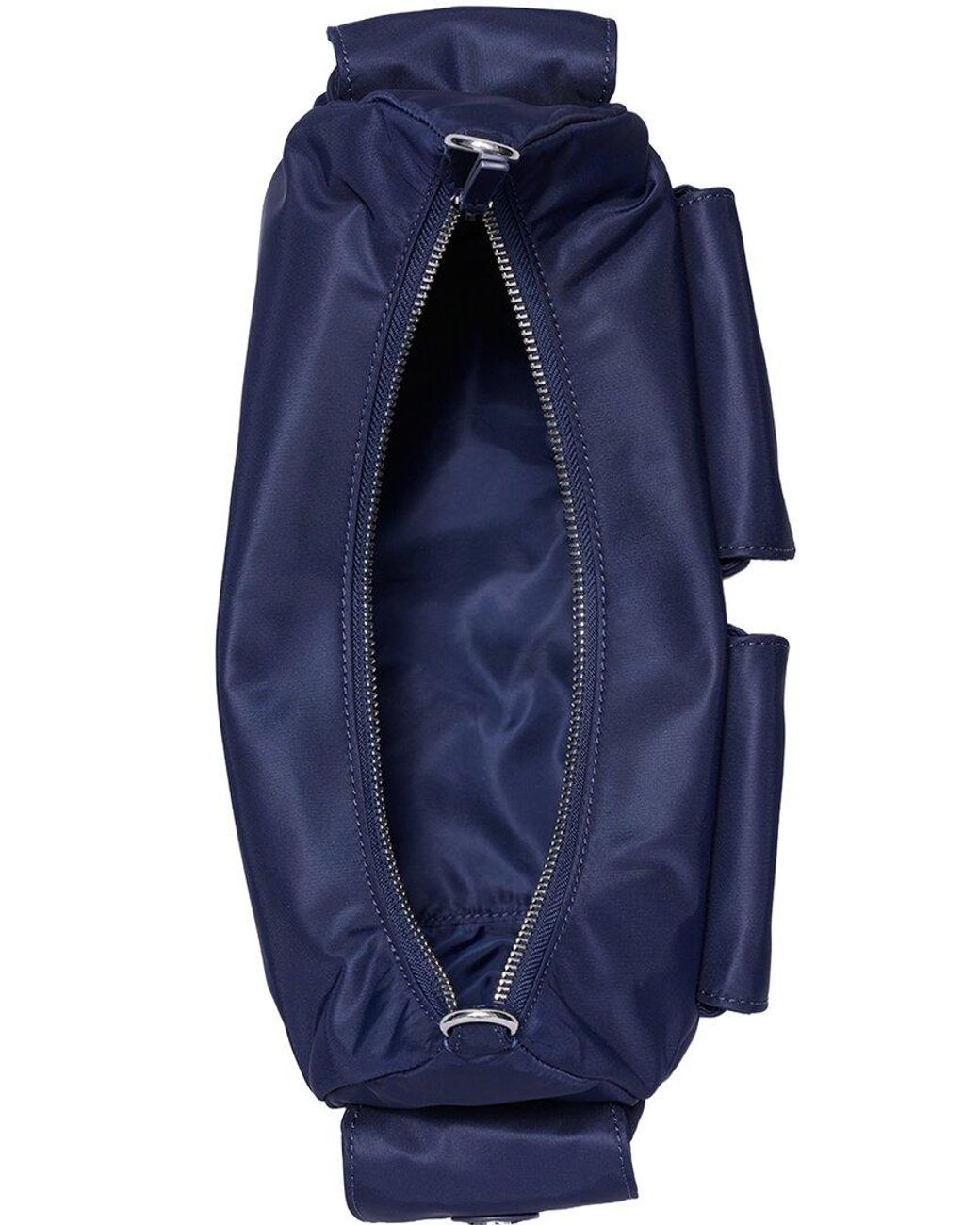 Tory Burch Blue Nylon Convertible Shoulder Bag