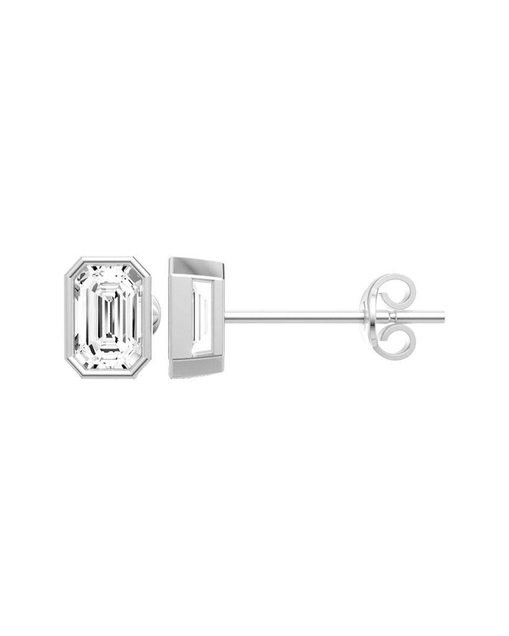 Lab Grown Diamonds Metallic 14K 0.50 Ct. Tw. Lab-Grown Diamond Earrings