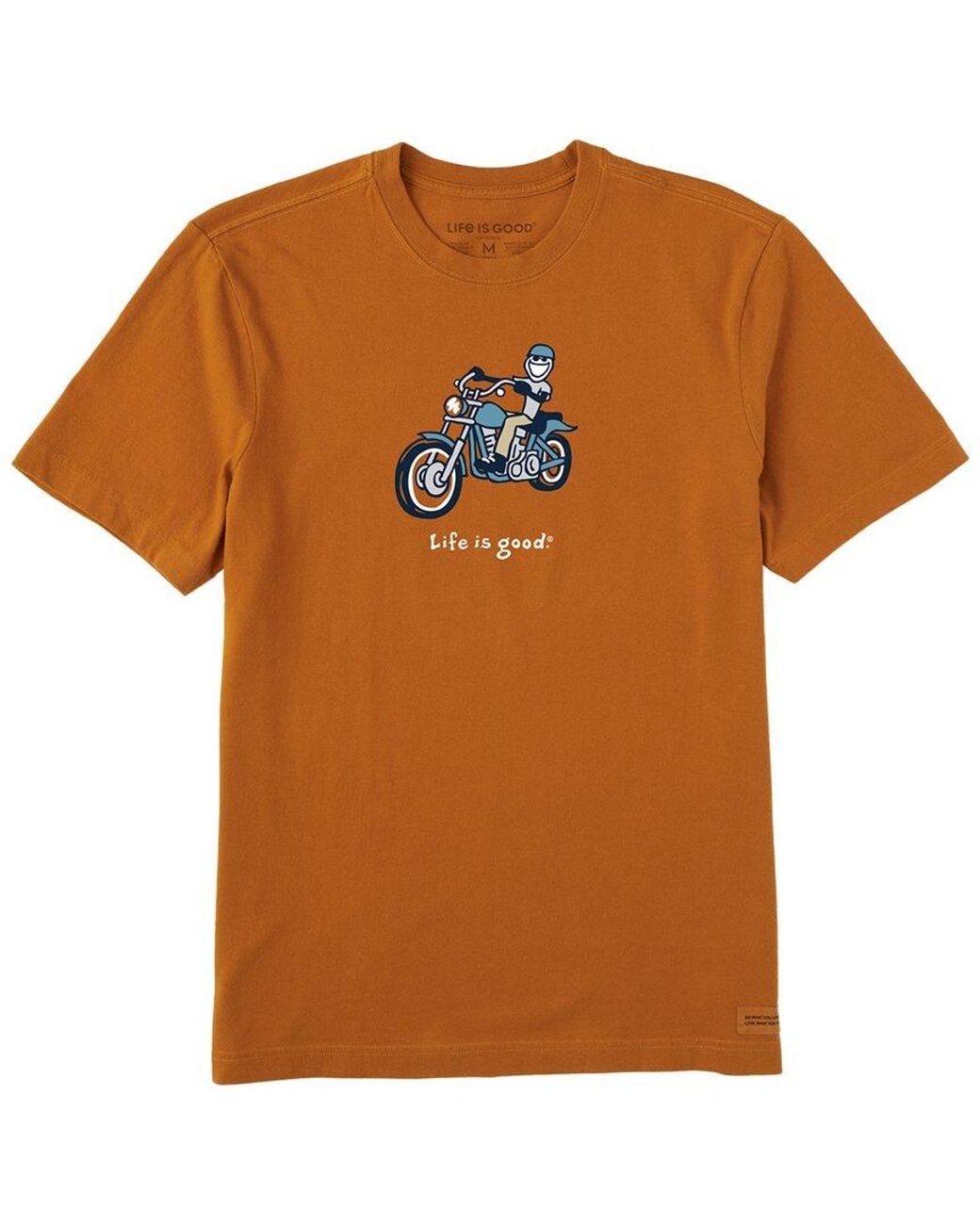 Life Is Good. Crusher T-shirt in Orange for Men | Lyst