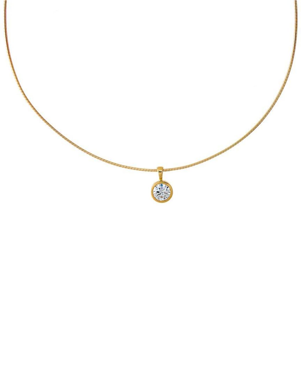By Adina Eden Metallic 14K 2.00 Ct. Tw. Lab-Grown Diamond Necklace