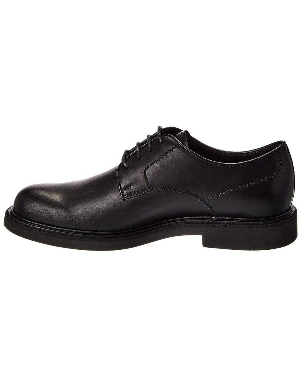 Tod's Black Leather Derby for men