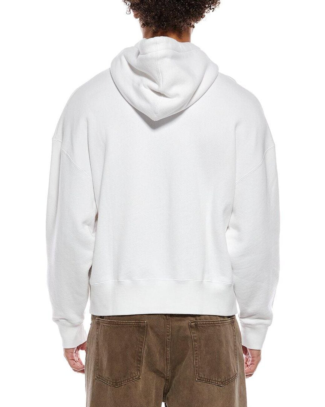 Palm Angels Gray Hooded Sweatshirt for men