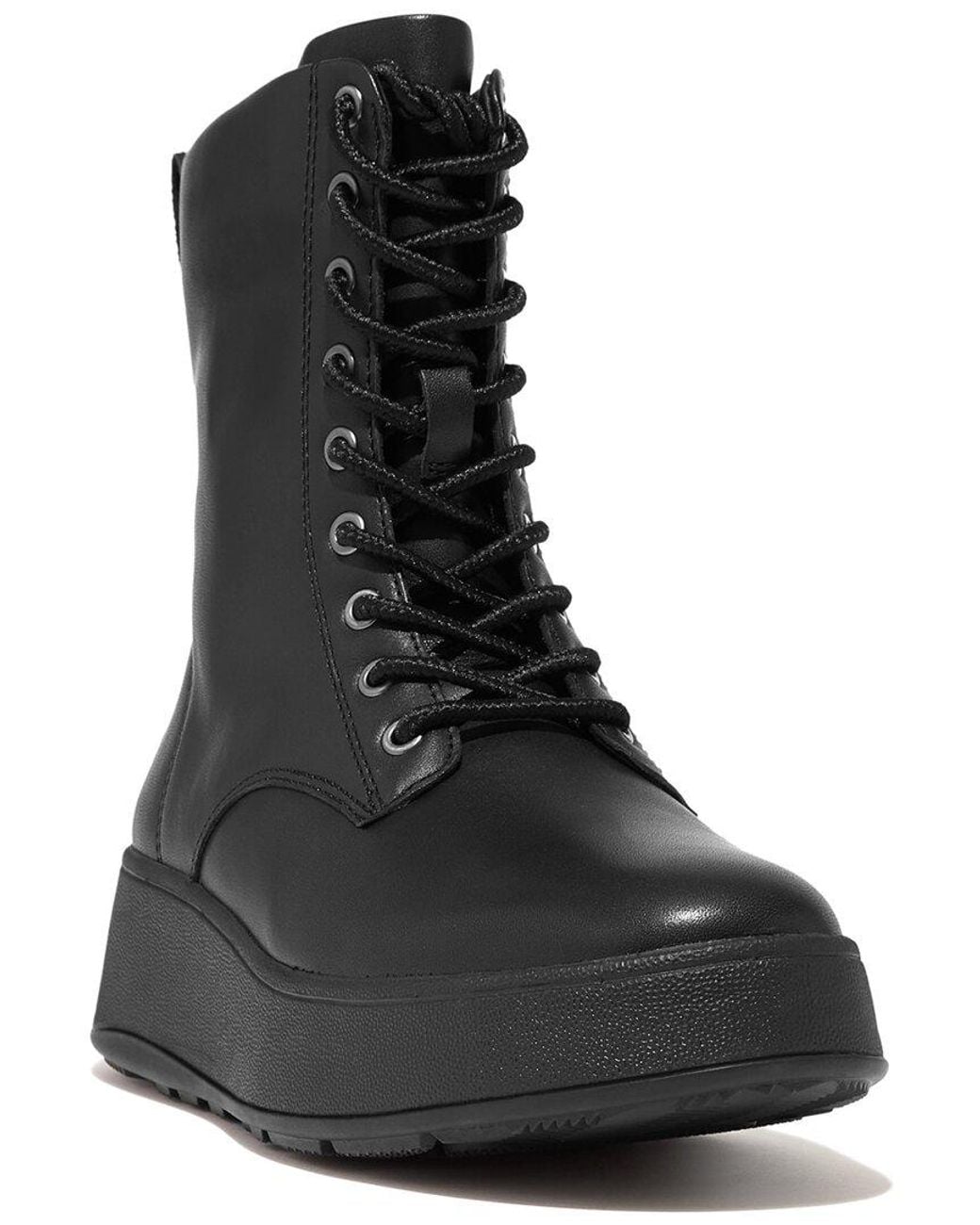 Fitflop Black F-Mode Leather Boot